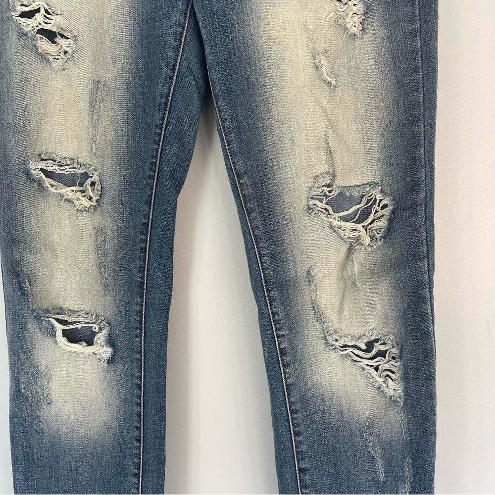 KanCan Estilo Distressed Skinny Jeans Size 28 Casual Denim Pants - Picture 3 of 11